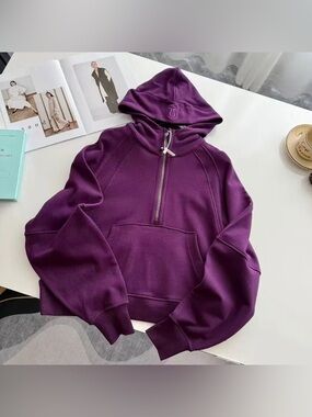 lululemon athletica Purple Half-Zip Hoodie